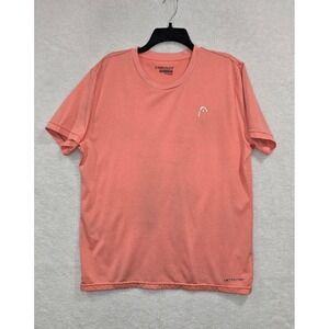 HEAD Mens Coral Short Sleeve T Shirt Athletic Performance Hypertek Size Large